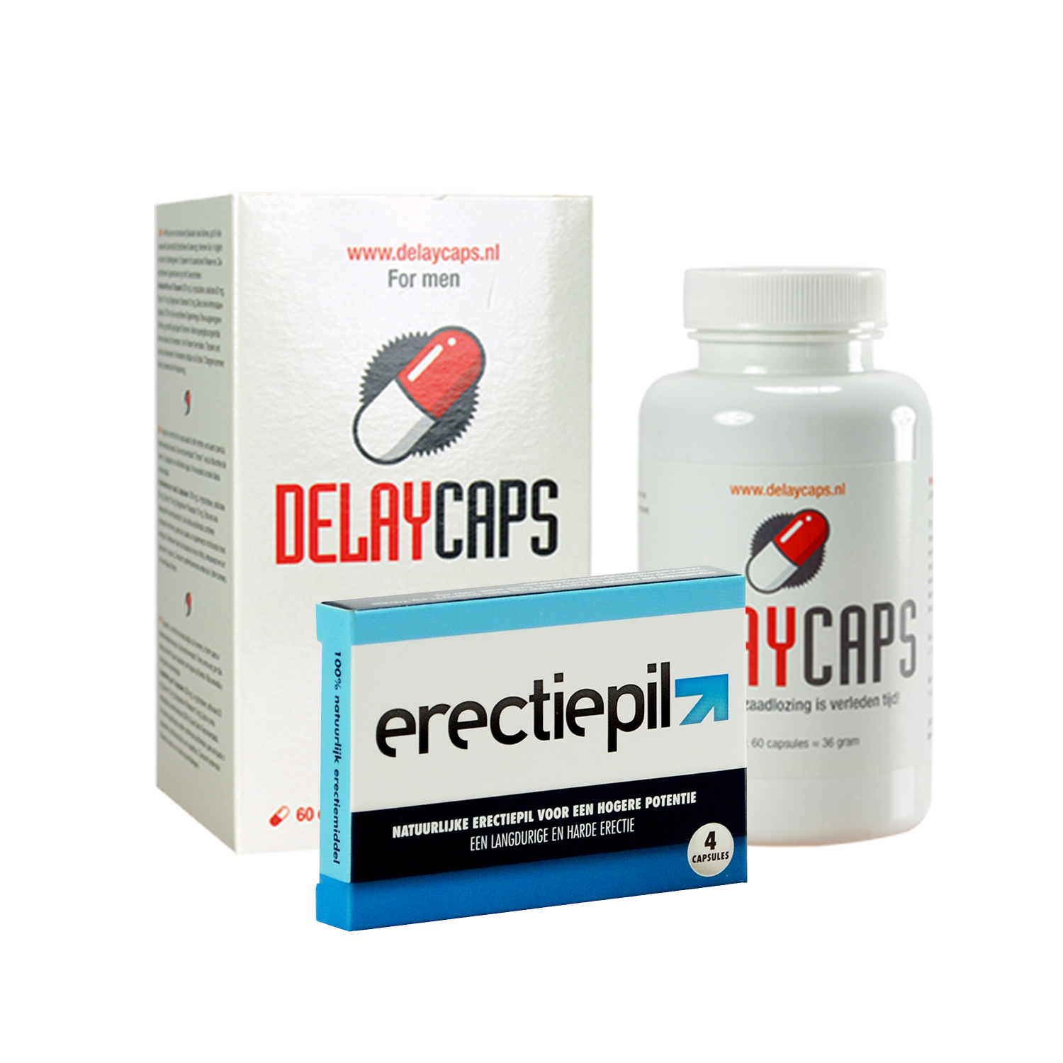 Erectiepil Delay Caps